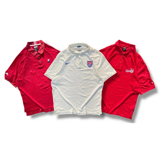 Nike & Adidas Polo T-Shirts – 10-Piece Bundle