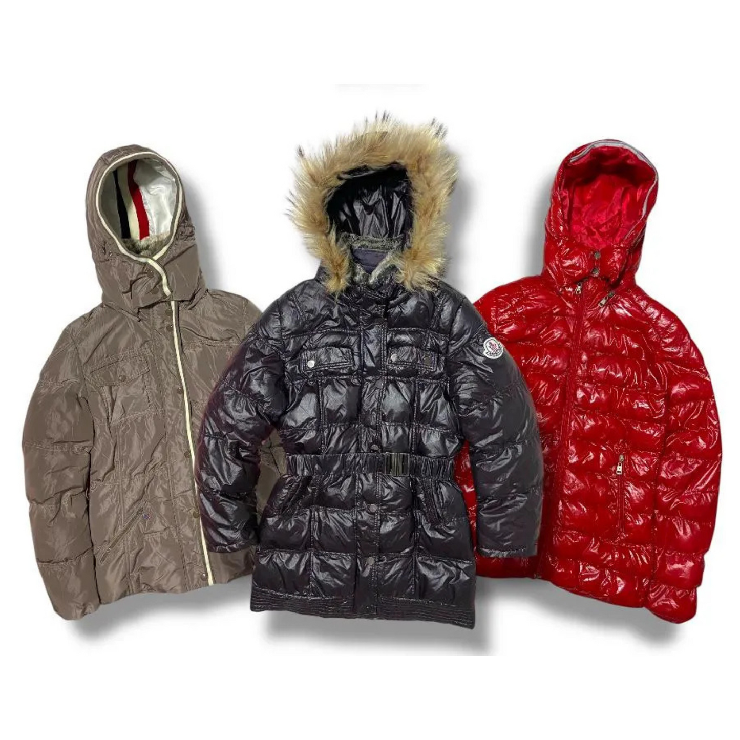 Y2K Moncler Puffer Jackets – 5-Piece Bundle