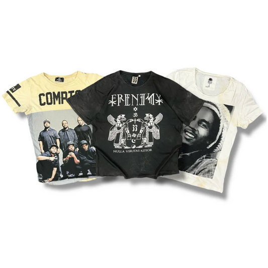 Vintage Printed T-Shirts – 6-Piece Bundle