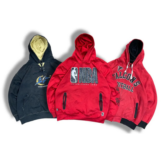 NFL, NHL & NBA Hoodies – 25-Piece Bundle