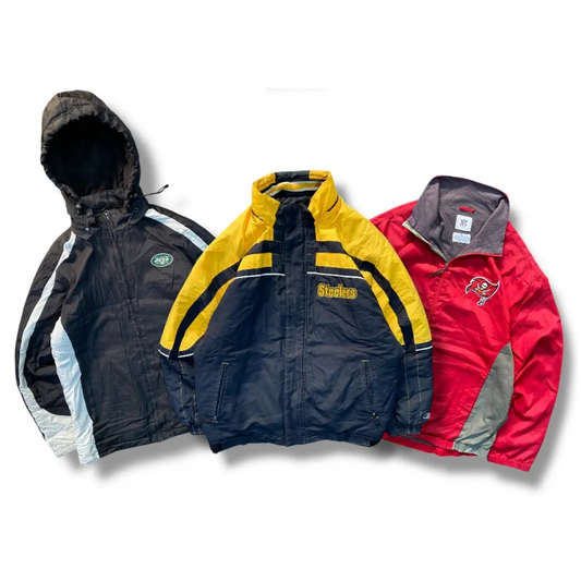 NFL & NHL Jackets – 9-Piece Bundle
